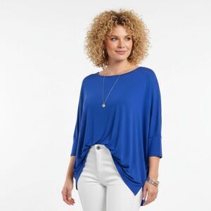 Masai Blue‎ Eloise Oversized Tee T Shirt Top M NEW